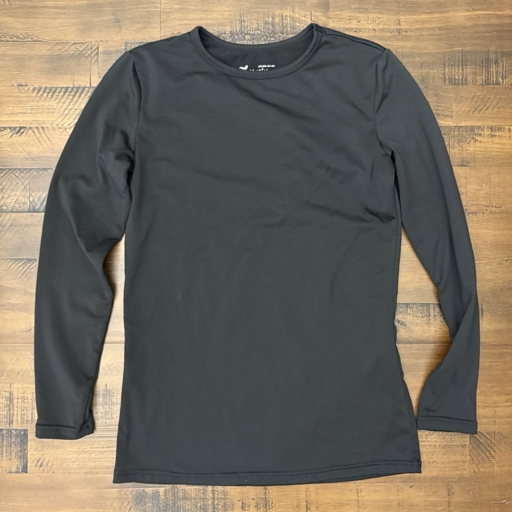 Thermajane Womens Base Layer Shirt Size XS Crew Neck Long Sleeves